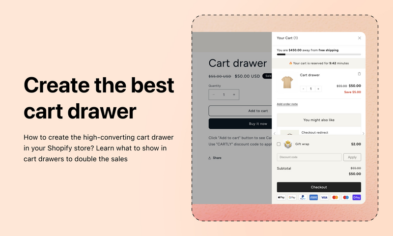 How to Create the Best Cart Drawer for Your Shopify Store?